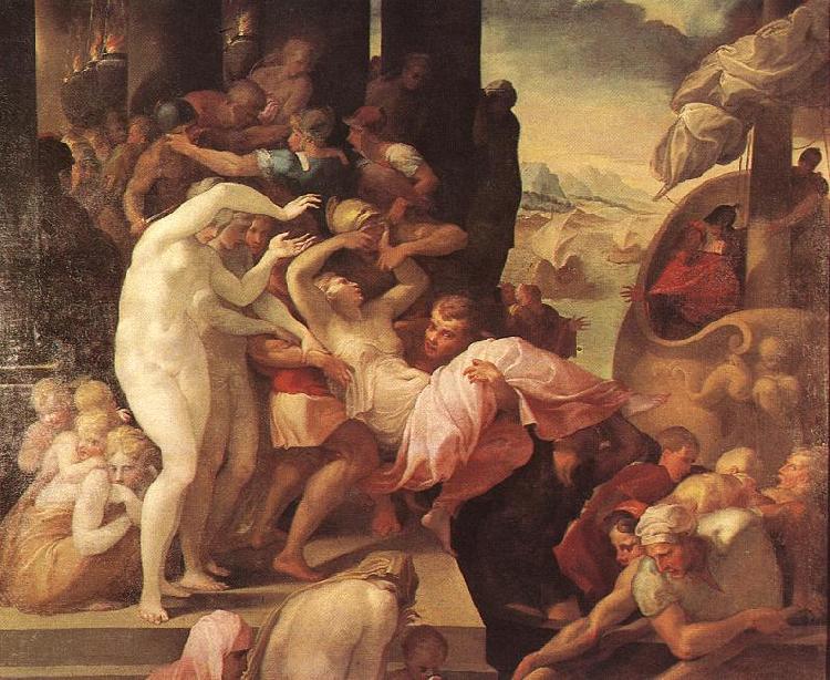 Francesco Primaticcio The Rape of Helene Sweden oil painting art